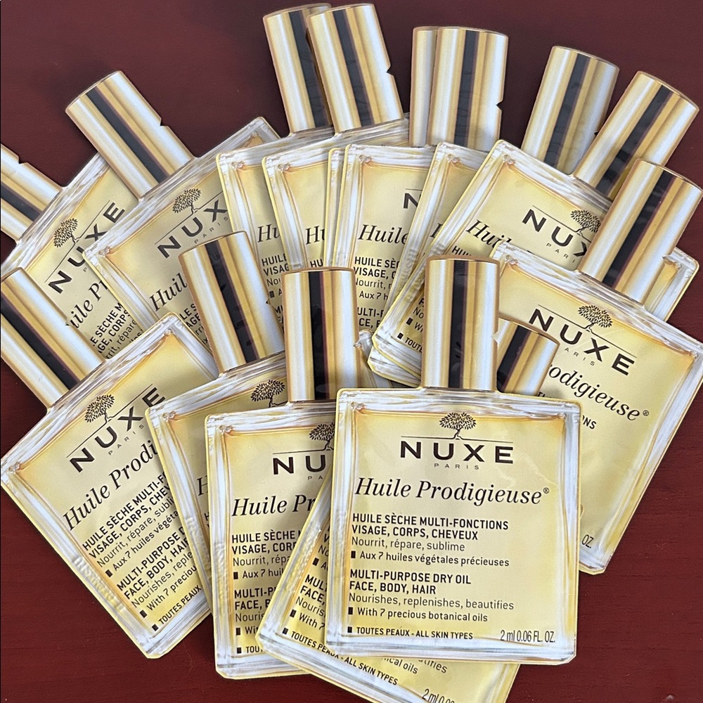 2mlx 15 pieces NUXE Huile Prodigieuse multi purpose dry oil